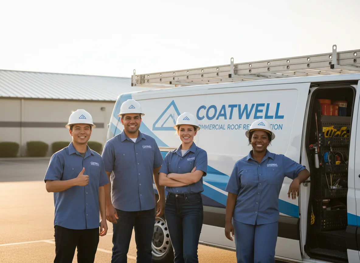 Commercial roof coating company in Moro, AR